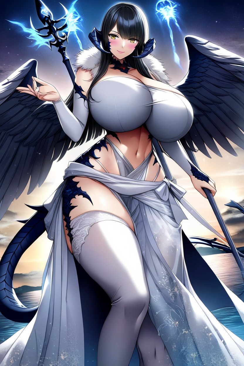 Sea Serpent Tail, Smile, "leviathan From Ff Remake" AI Porn