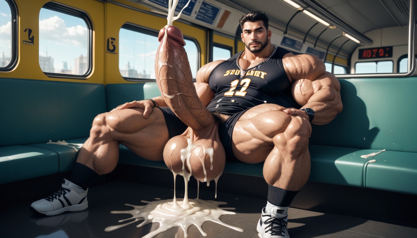 One Muscular Chinese Man, Cum On Face, Cum Puddles AI同性恋黄片