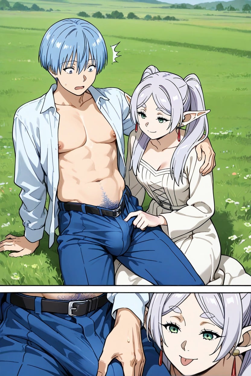 Girl, ;p, Comic Panel Hentai AI Porn