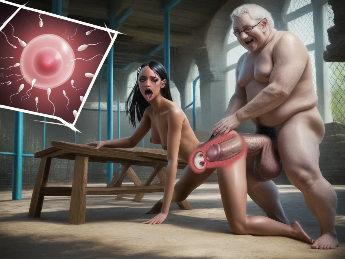Bobcut, Fat Old Men With Extremely Monstrous Massive Thick Cock, Old Men With Gigantic Penis AI Porn