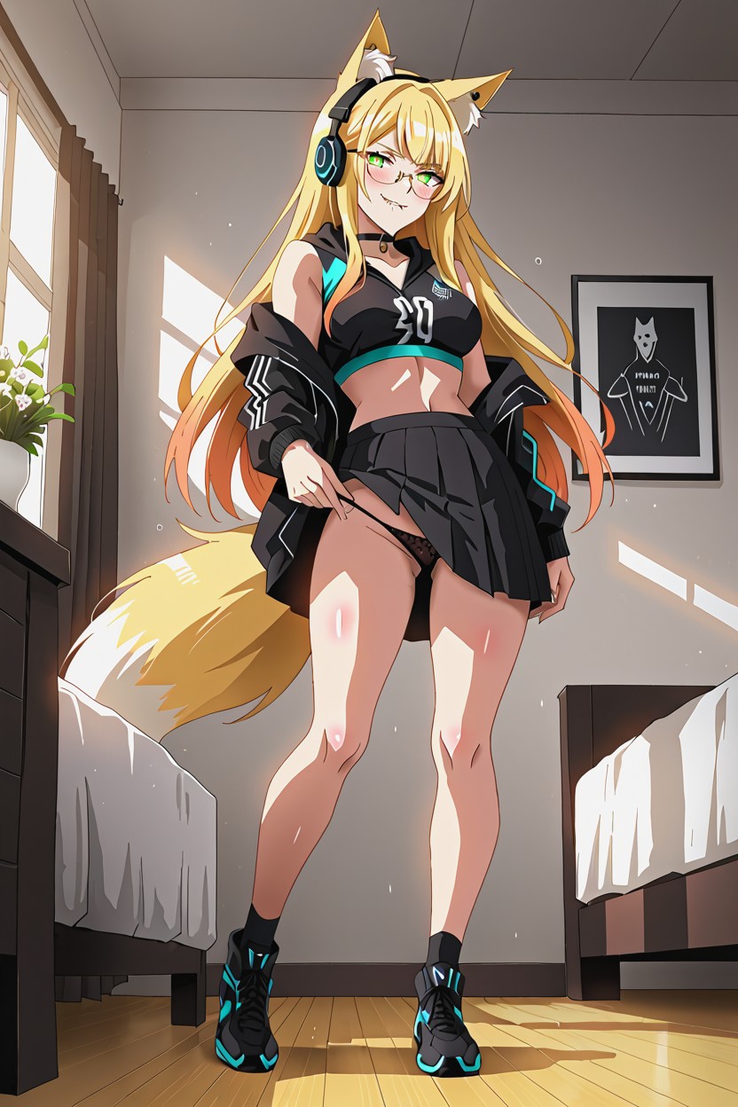 Cute, Sunny, Bedroom Furry AI Porn