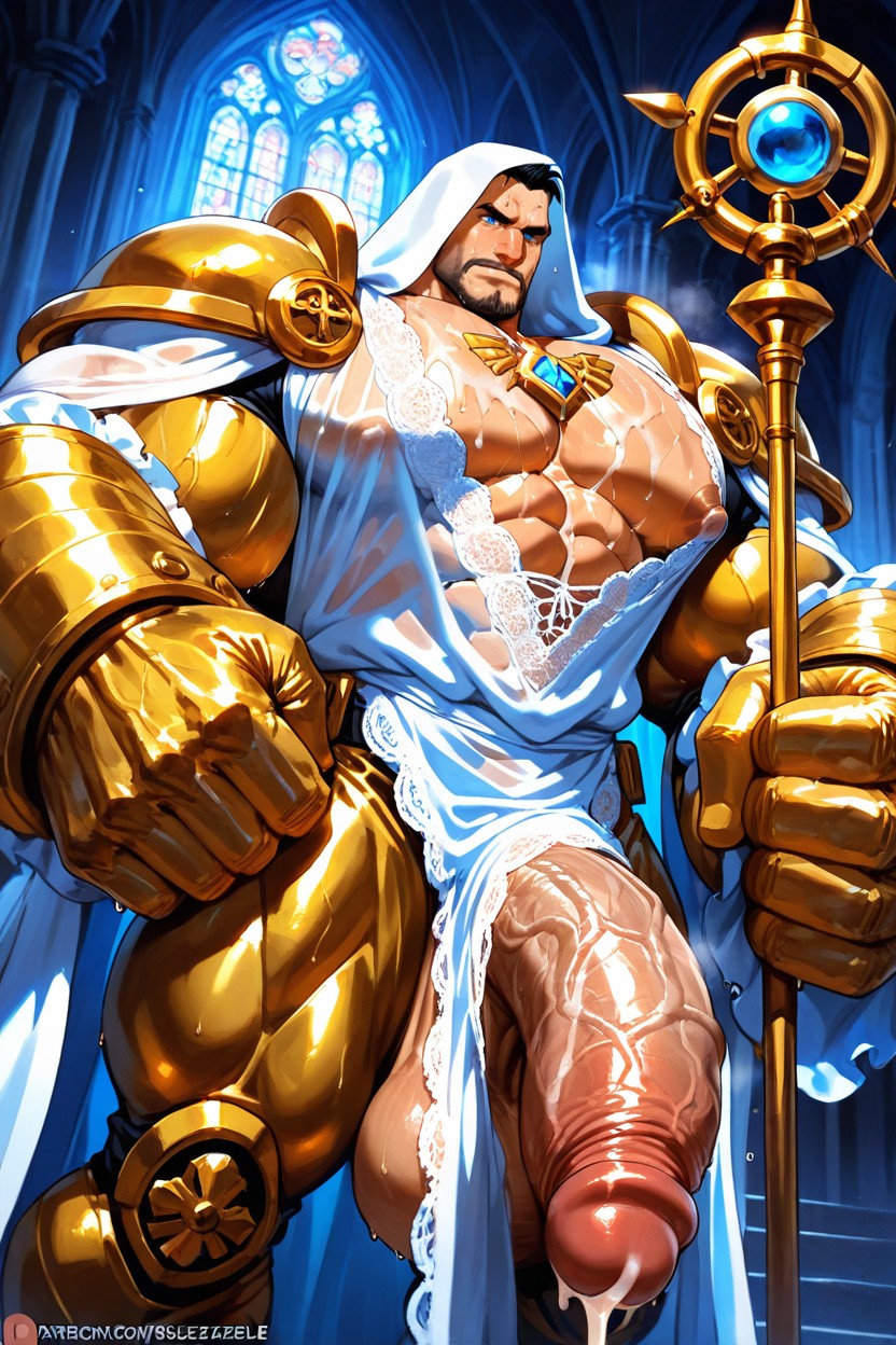 Forbidden Vibe, White Mage, Dynamic Angle ゲイAIポルノ