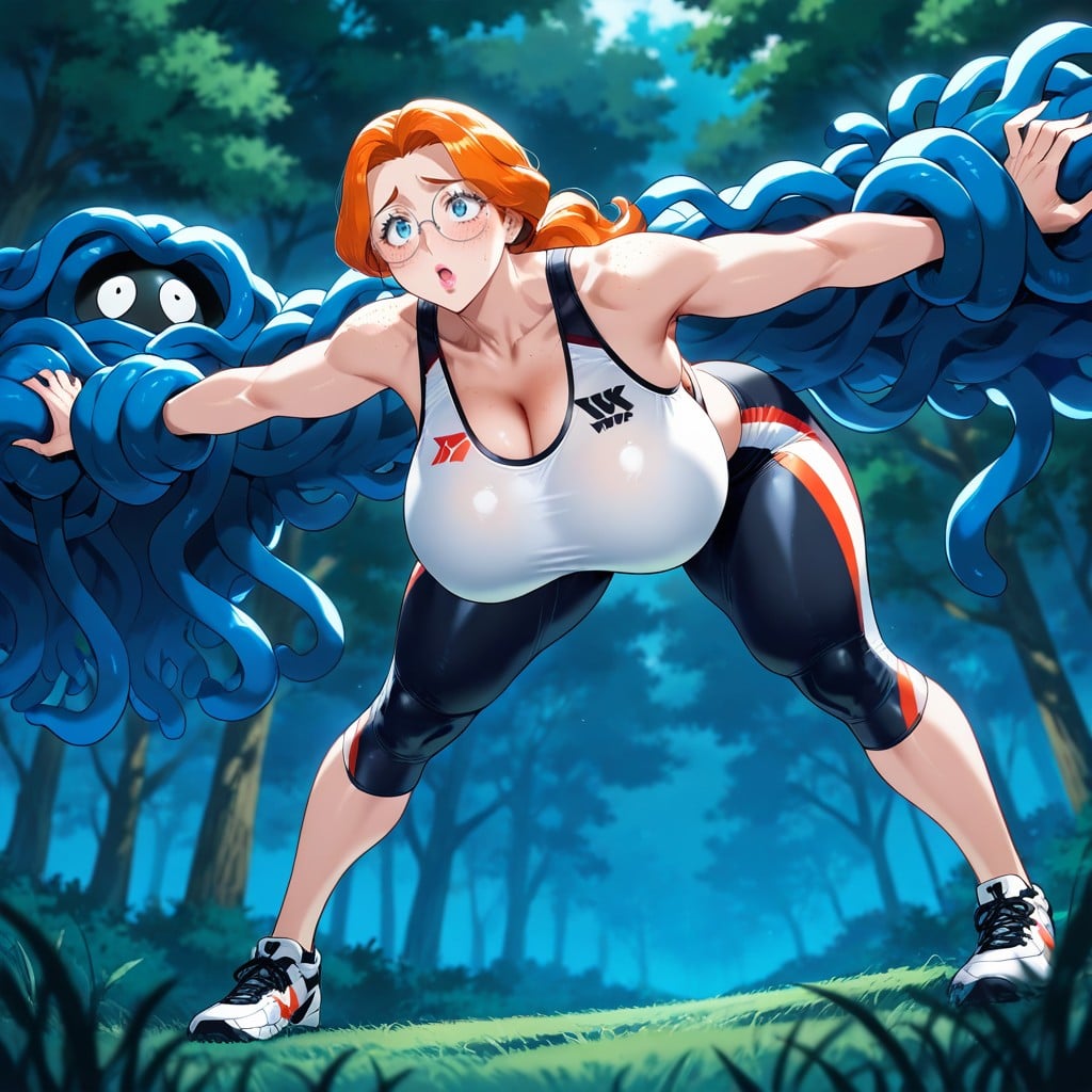 Woman Folds Forward With Streignt Legs, Tangrowth Pokemon, Sparkling Blue Eyes Porno IA Gay