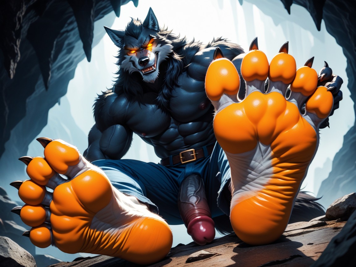 A Dominant, Of A Furry Werewolf, Furry Foot Paws Porno IA Gay