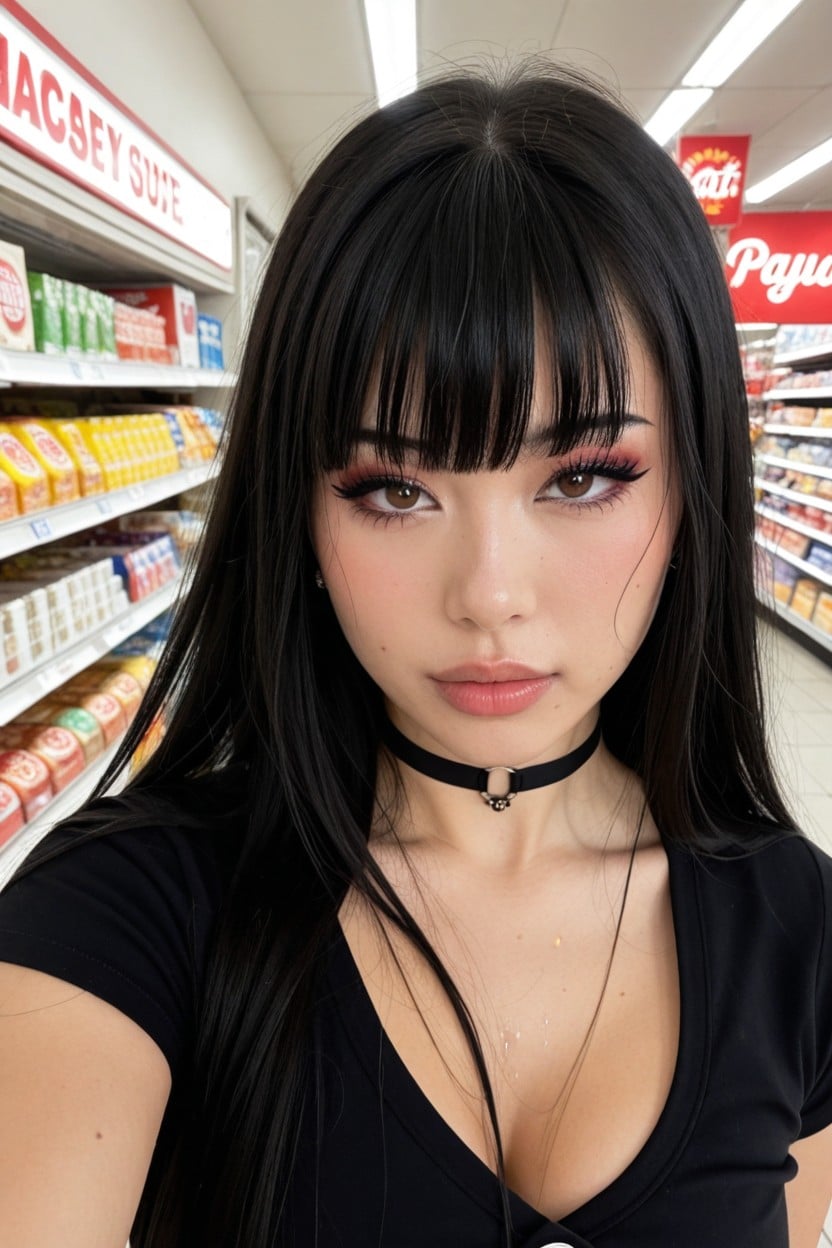 Convenience Store, Standing, Idol Body Porno IA