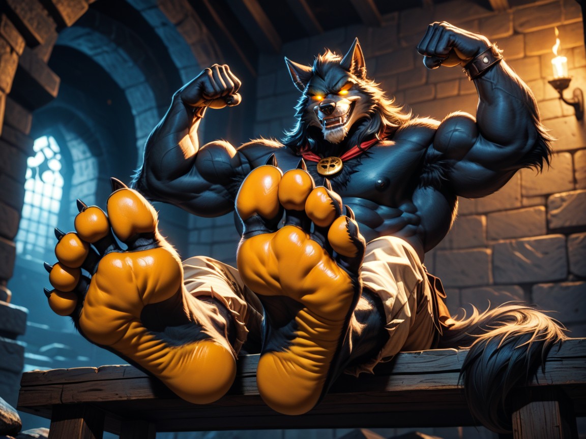 Red, Who Is A Muscular, Massivo Pornografia gay com IA