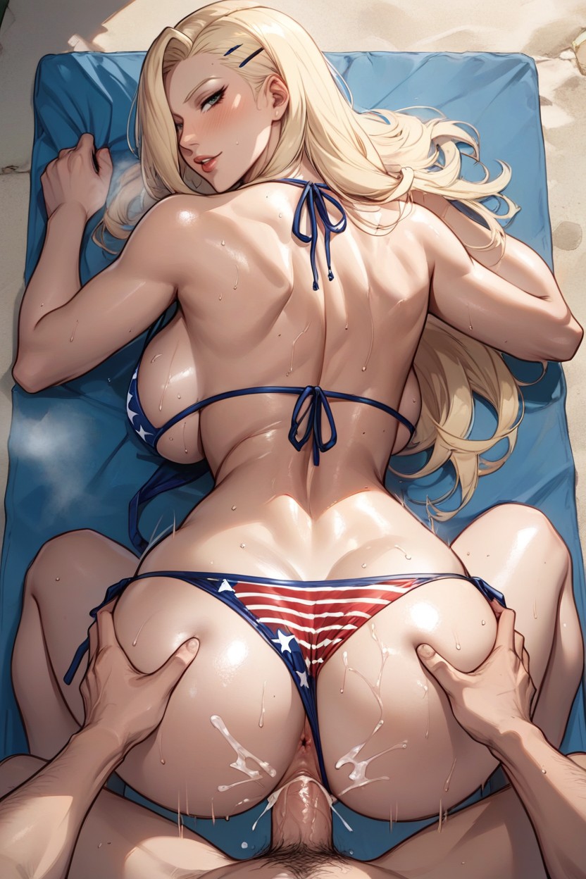 Bathrobe, Close Up, Bare Midriff AI Porn