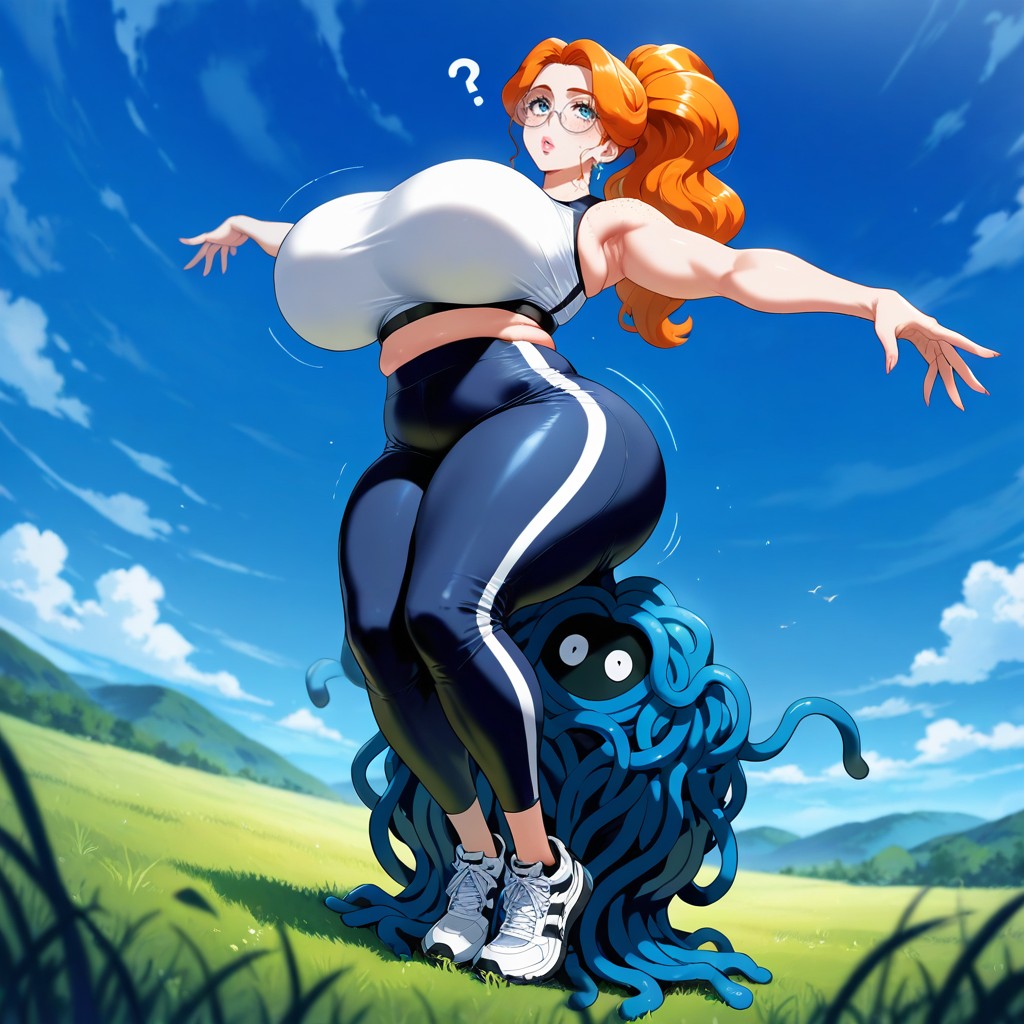 Bbw, Woman Has Enormous Tits, Woman Is On The Grass Porno IA Gay