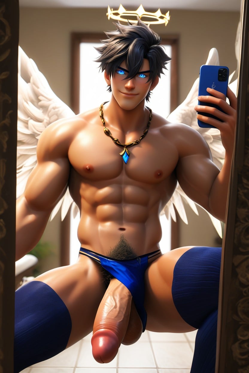 Huge Penis, Round Pectorals, Selfie AI同性恋黄片