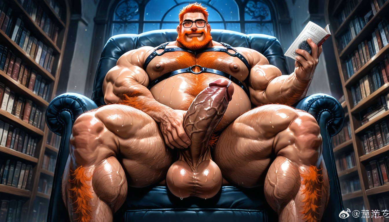 The Thickest Cock, Swollen Balls, Classy Hairdo Porno IA Gay