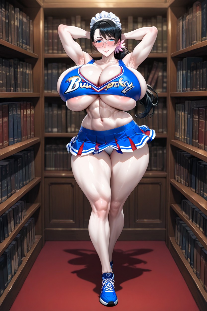 Arms Up, Blue Eyes, Fit Hentai AI Porn