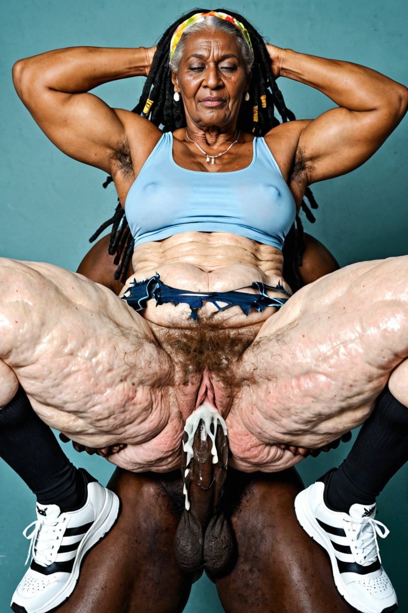 Stocky Body, Huge Ass, Hdr AI Porn