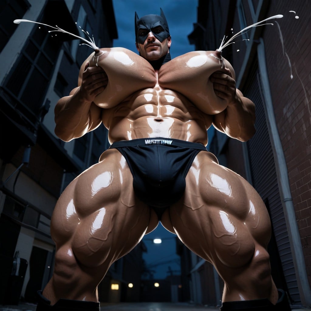 広角, Nightwing From Batman Comics, Oiled Skin ゲイAIポルノ