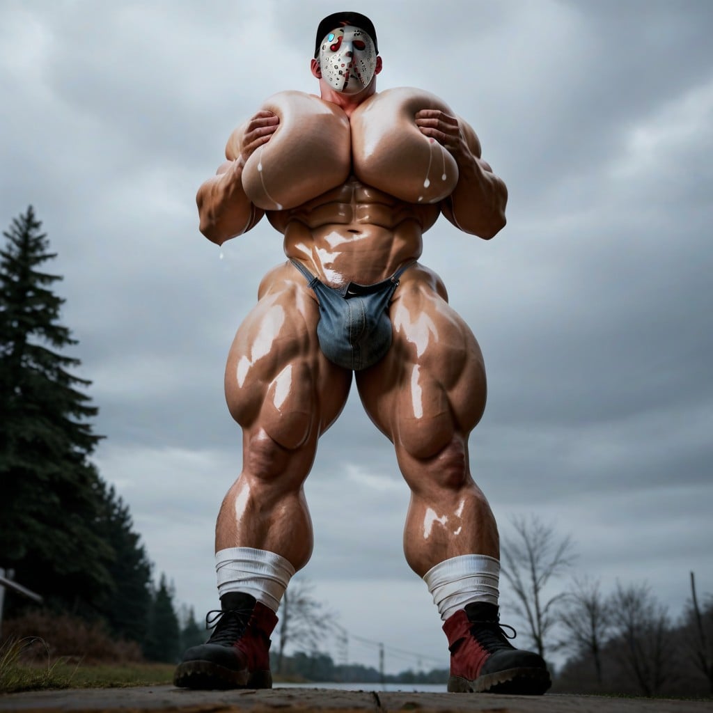 Jason Voorhees, Corps Entier, Musclé Porno IA Gay