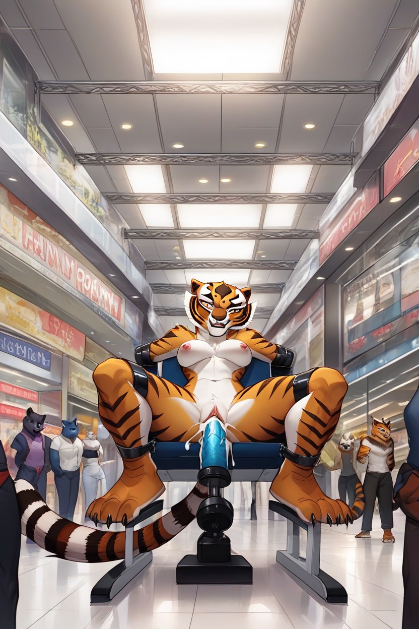 Mall, Sex Machine, Shopping Mall Furry AI Porn