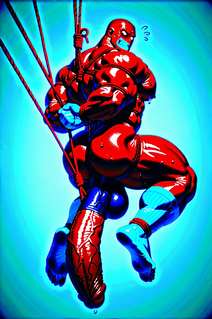 Testicles, Athletic Gay, Huge Hands Porno IA Gay