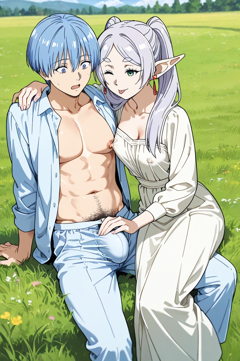 Comic Panel, Girl, Skinny Hentai AI Porn
