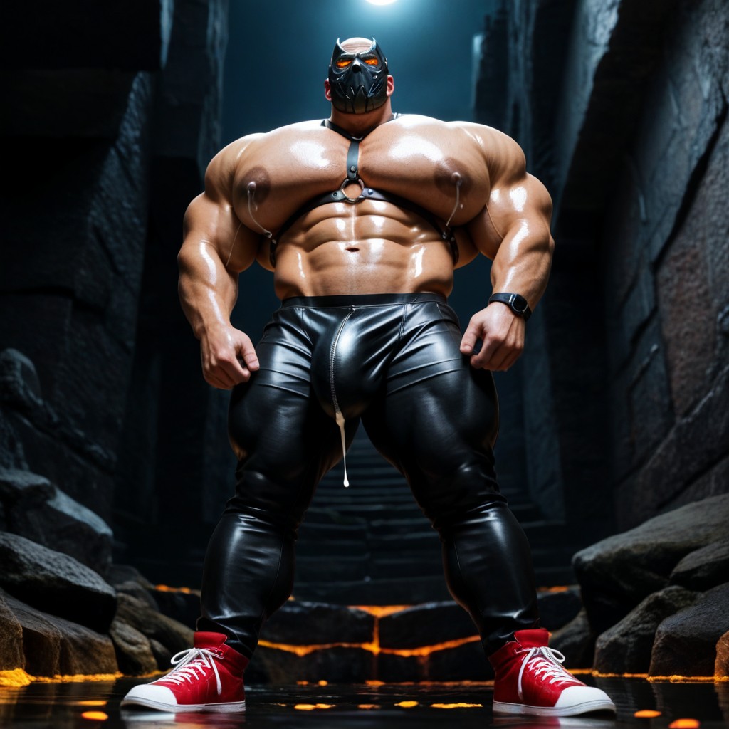 Balaclava Mask, 角色扮演, Oiled Skin AI同性戀黃片