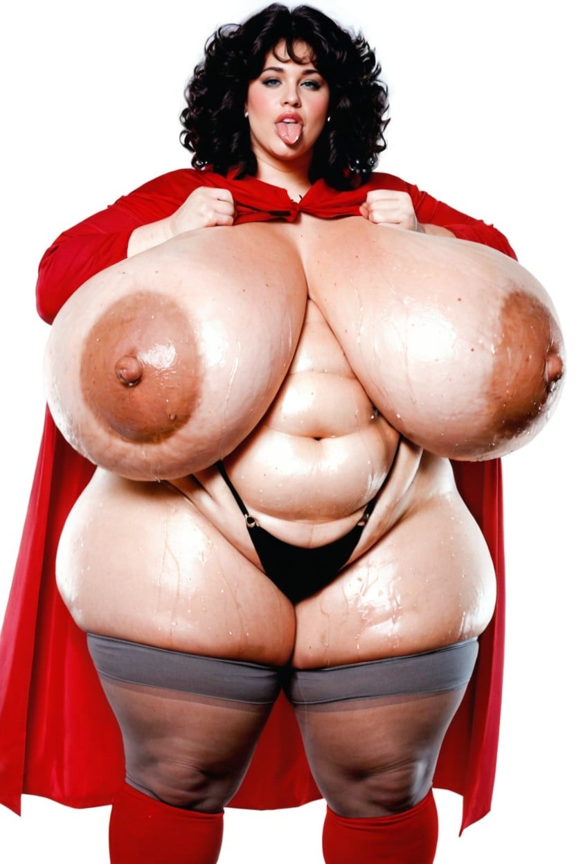 Hyper Breast Expansion, Increase Breast Size, Detailed Beautiful Face BBW AI Porn