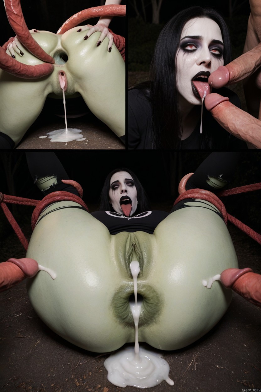 Destroyed Pussy, Creampie, Monsters Eating Her AI Porn