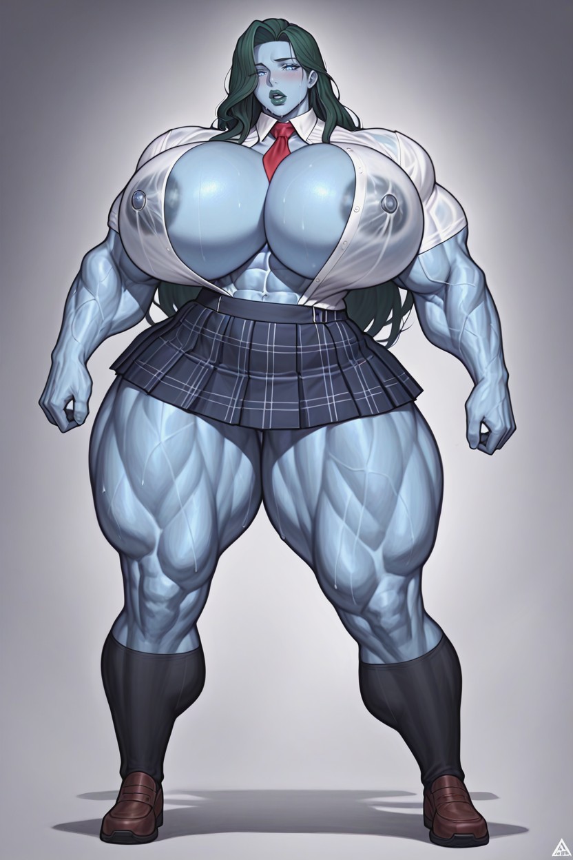 Large Aereola, Massive Tits, Massive Breasts Hentai AI Porn