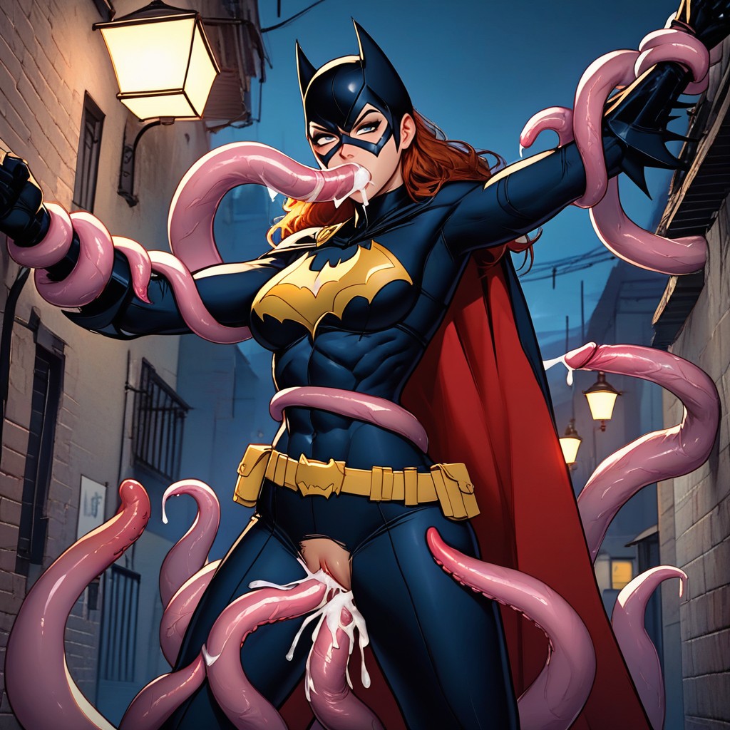 Tentacles, Back Far, Pushing Waist Far Forward Hentai AI Porn