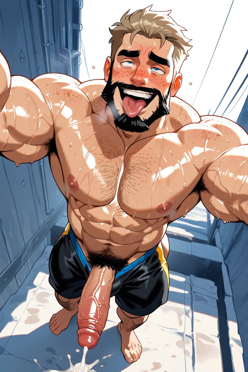 Huge Hands, 18+, Sweat 게이 AI 포르노