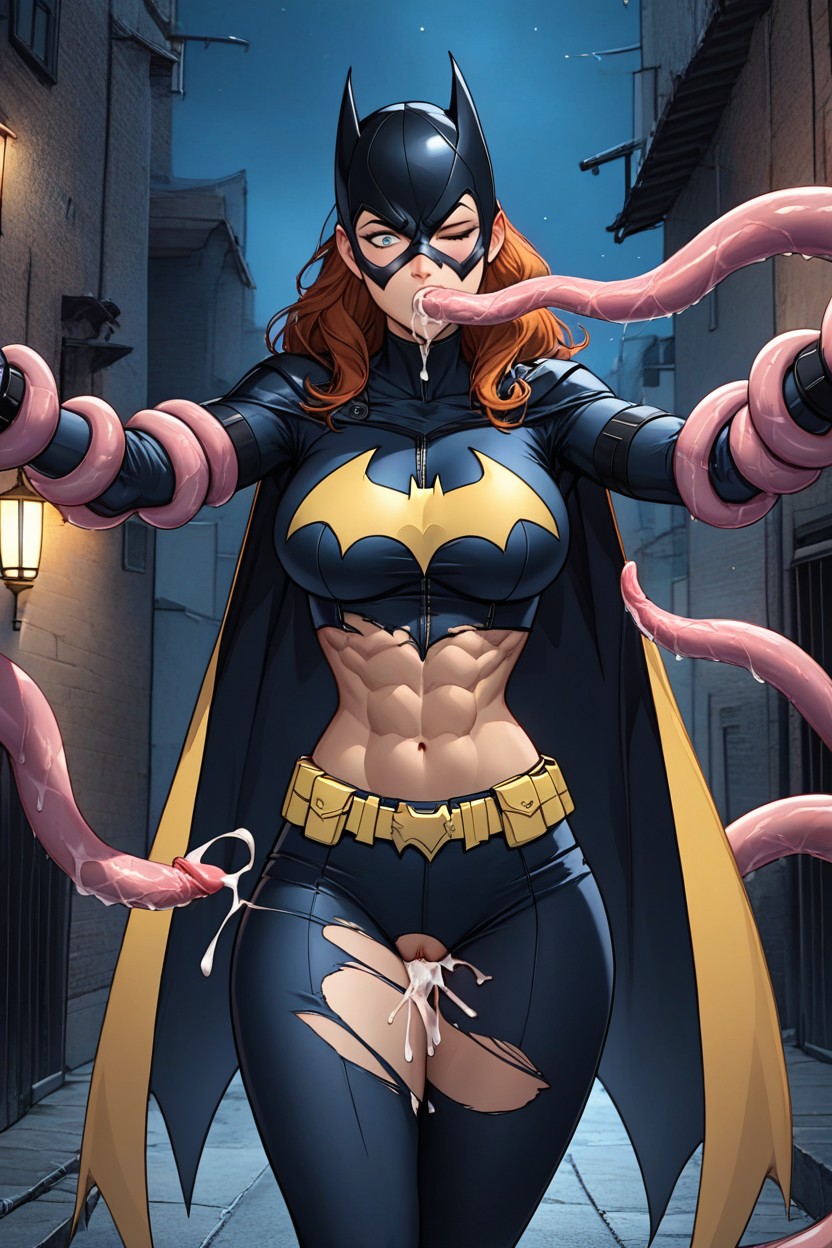 Cum, Pulled Back, Cape Hentai AI Porn