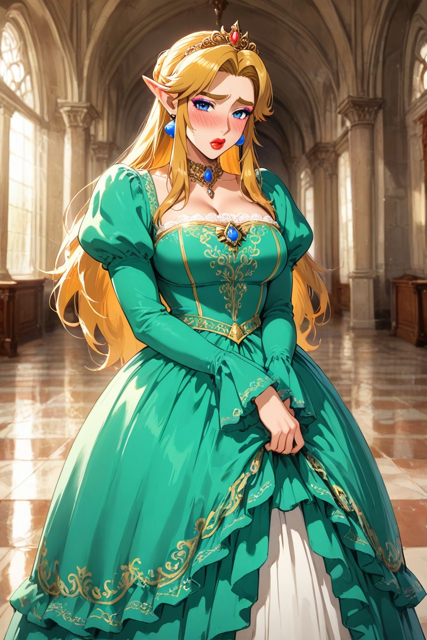 Palace, Puffy Lips, Old Timey Style Princess Dress AI Porn Palace, Puffy Lips, Old Timey Style Princess Dress AI Porn