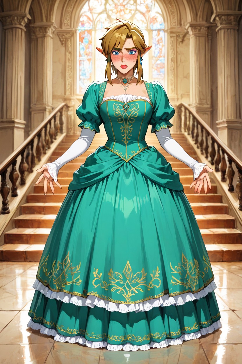 Bimbo, Male Link, Princess Dress Porno IA