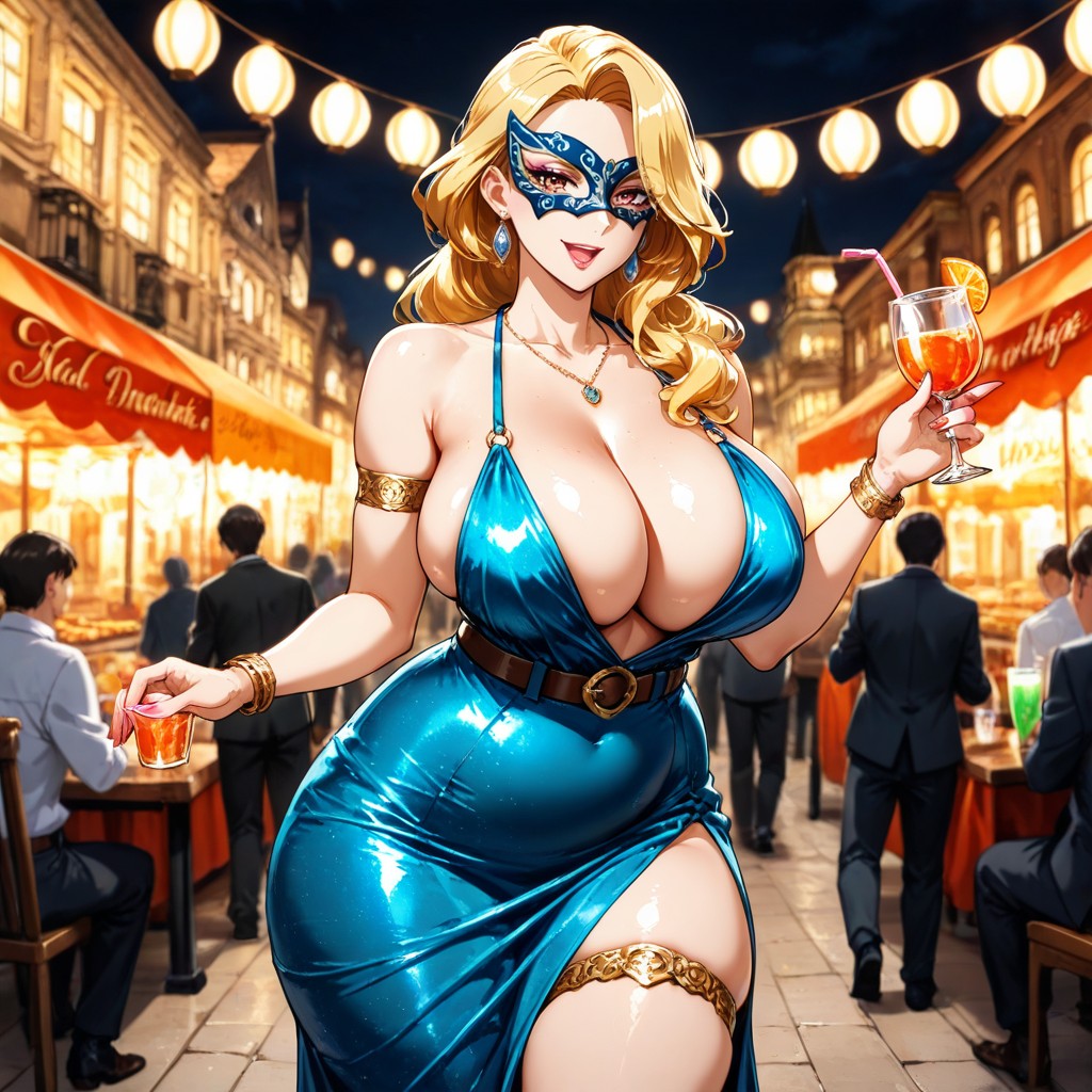 Offering Drink, Dynamic, Arm Bands Hentai AI Porn