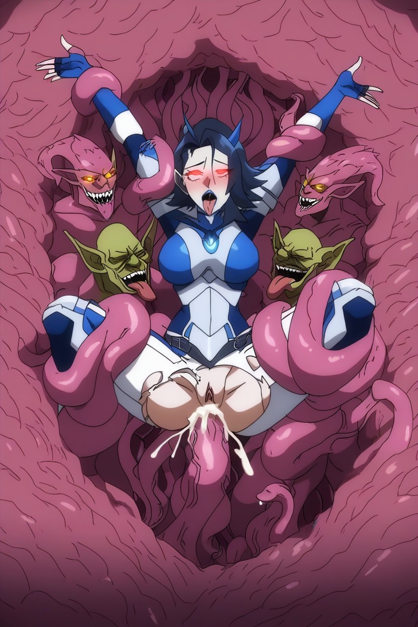Medium Length, Alien Planet, Rolling Eyes Hentai AI Porn