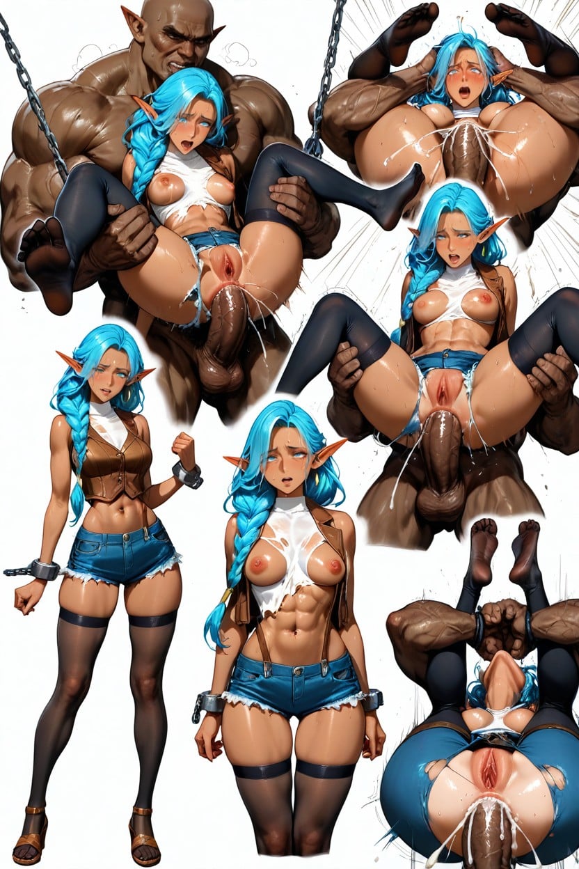 Anal, Hyper Reduced Thickness Ribcage And Thigh, Desperate Hentai AI Porn