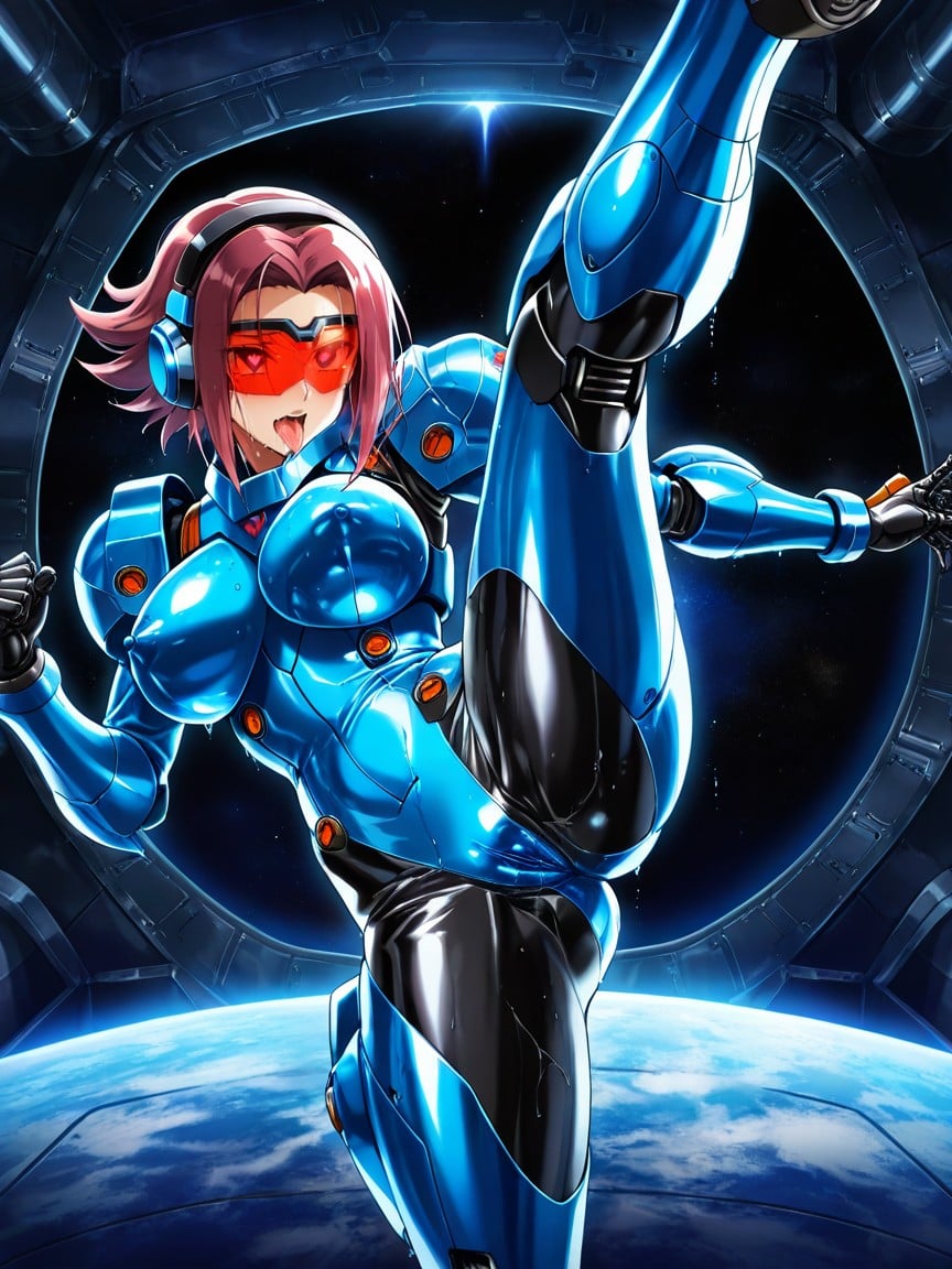 Shiny Skin, Score__up, Highly Detailed Shiny Metallic Textures Hentai AI Porn