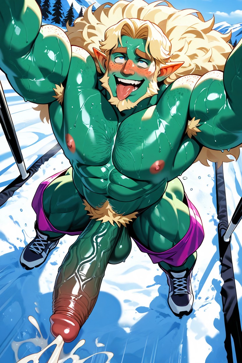 Muscular Glutes, Kobold, Scary Porno IA Gay