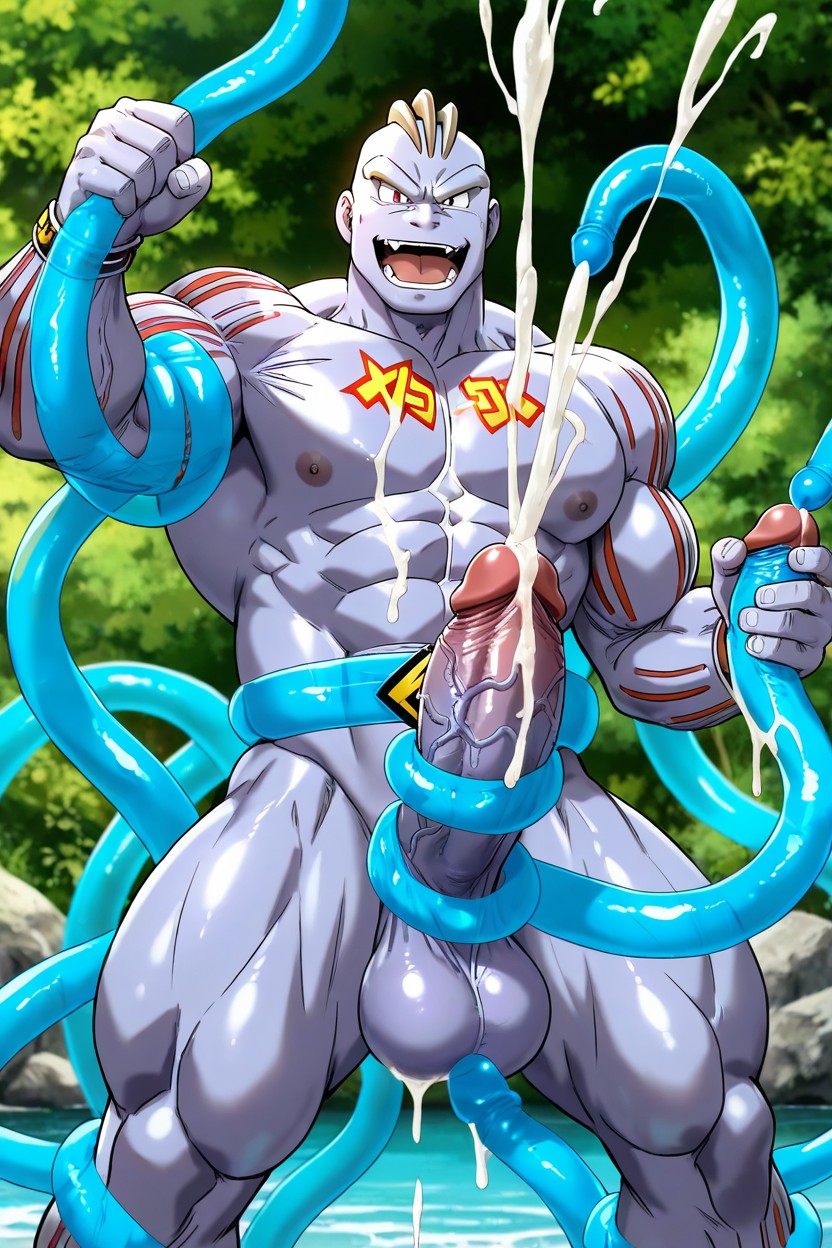 호수, Machoke Only, In A World Of Pokémon 게이 AI 포르노