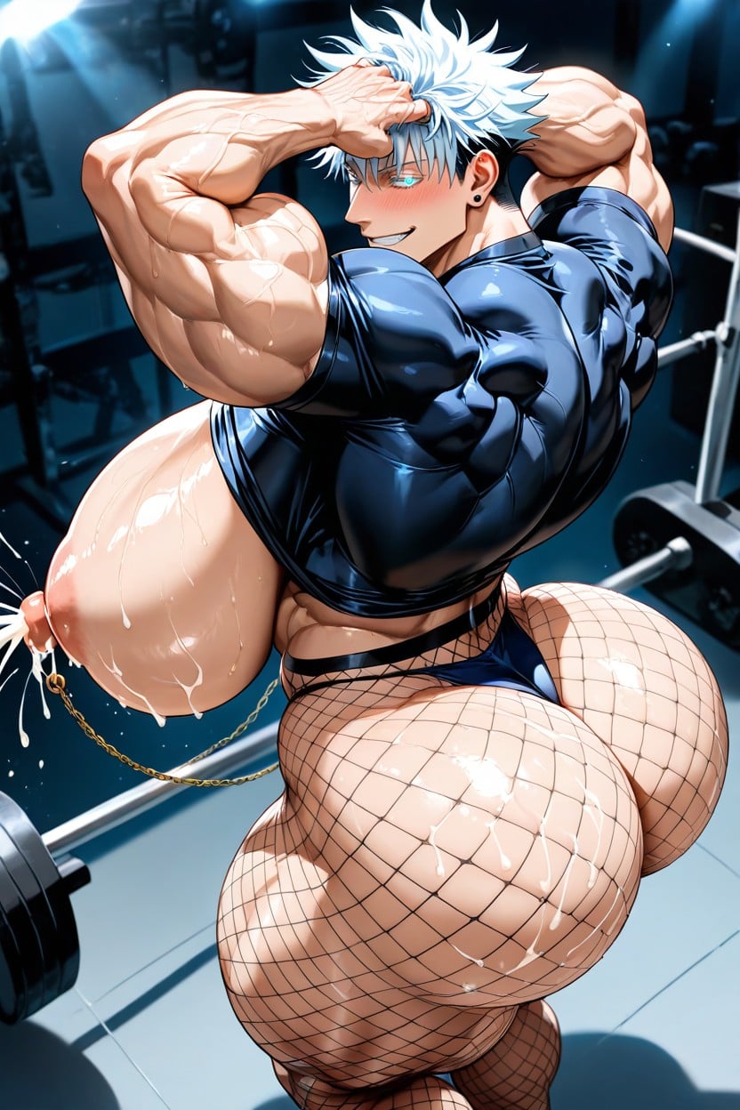 Extremely Big Ass, Hands Behind Head, View From Side AI同性戀黃片