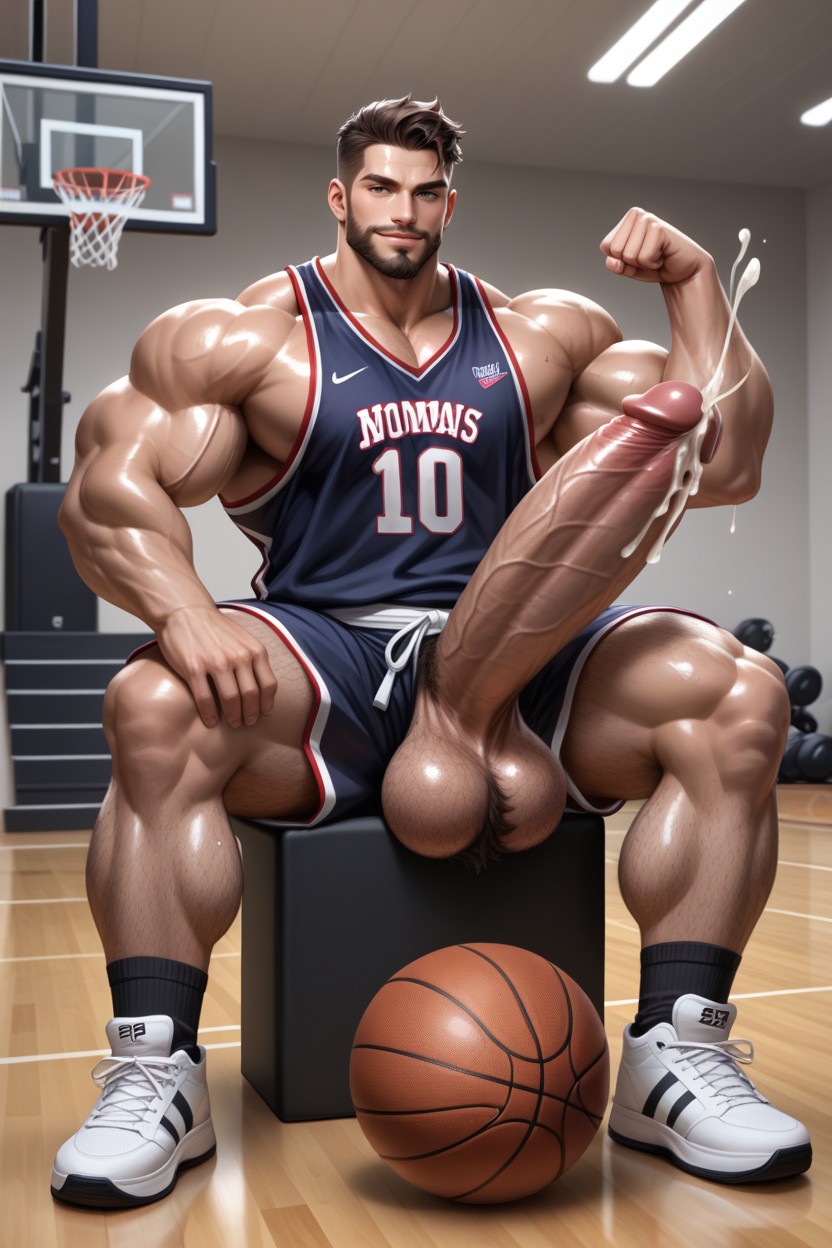 Full Body, Hairy Legs, En Sueur Porno IA Gay