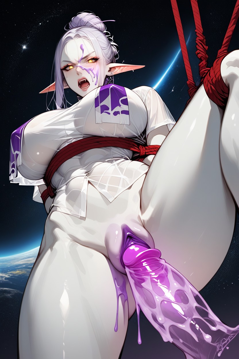 Space, Transparent Penis Purple Toy See Through, Angry Furry AI Porn