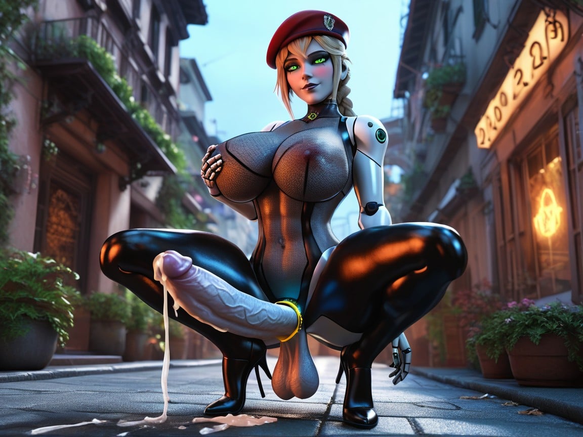 Fit, Medium Butt, Robot Armor Porno IA transsexuelle