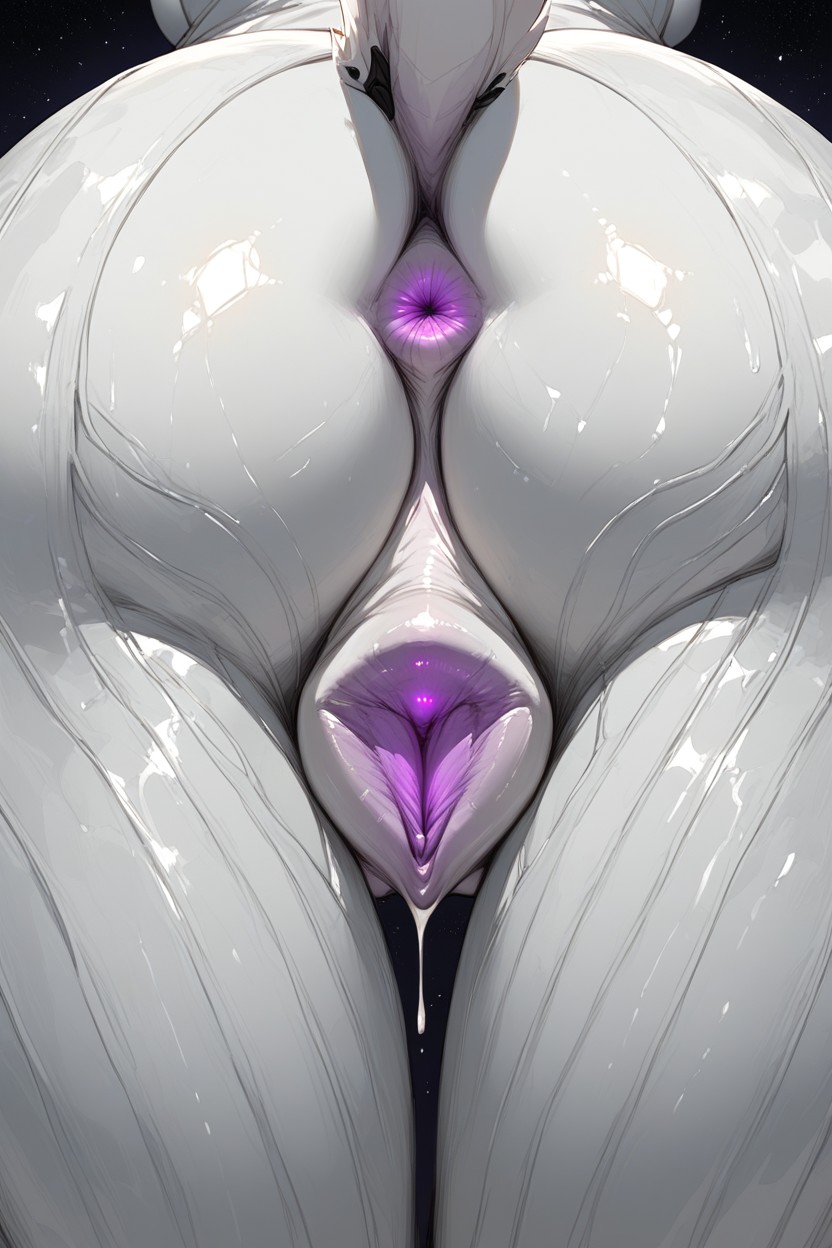 Mesa From Warframe, Rear View, Medium Ass Furry AI Porn