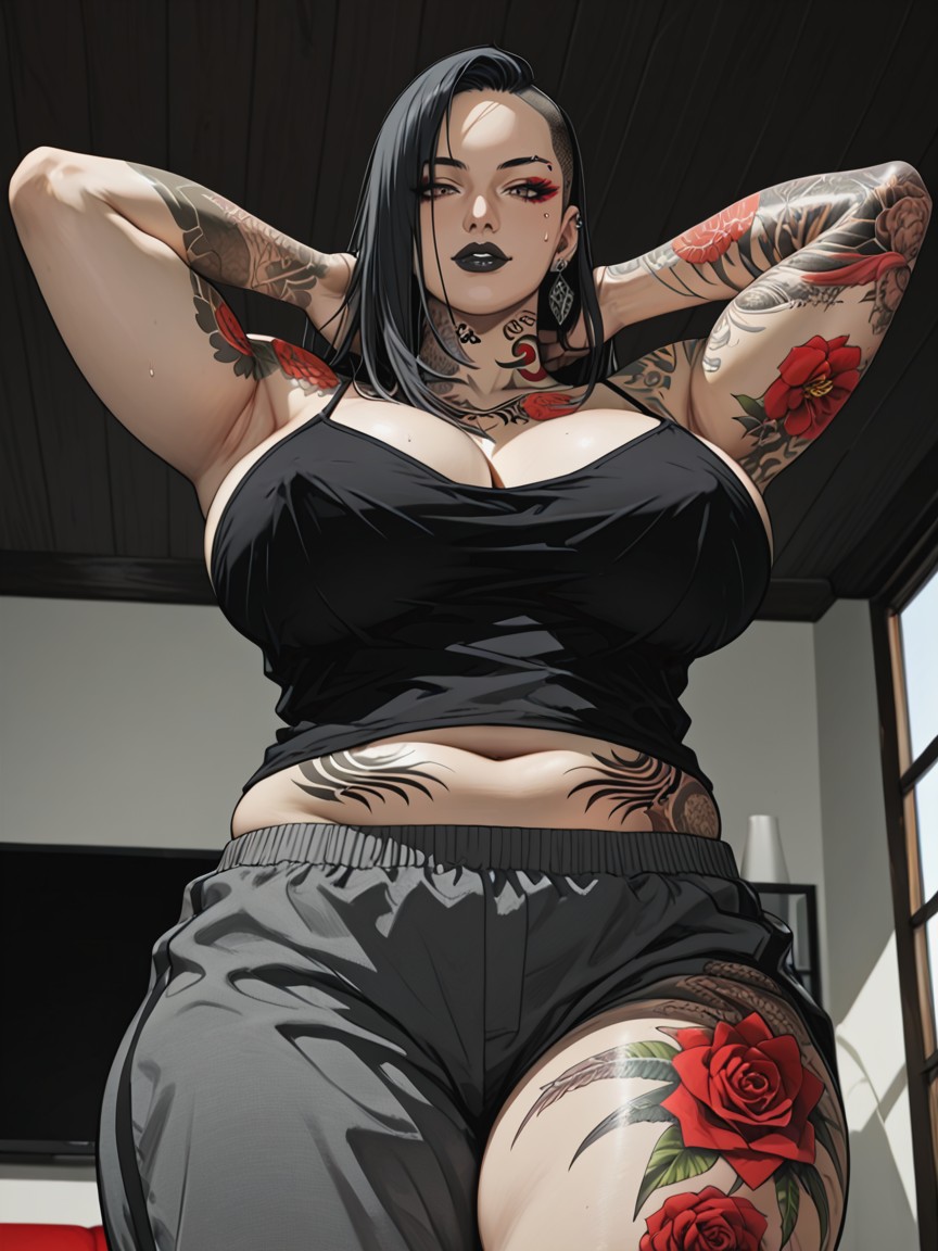 Cinematic Lighting, Bbw, Covered In Tattoos Hentai AI Porn