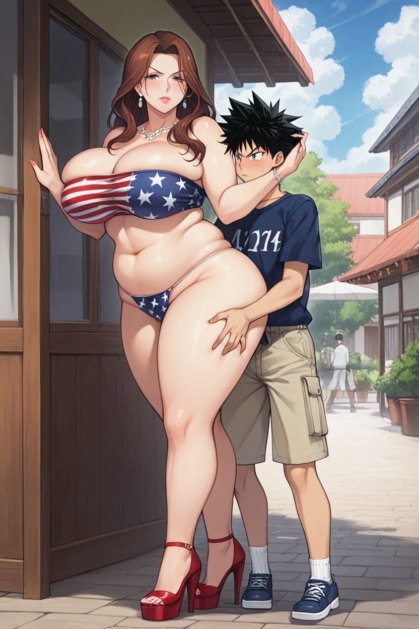 50+, Massive Breast, Long Length Hentai AI Porn