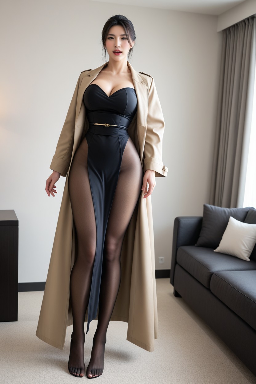 S Curve, Orgasme, Closed Mouth Porno IA Asiatique
