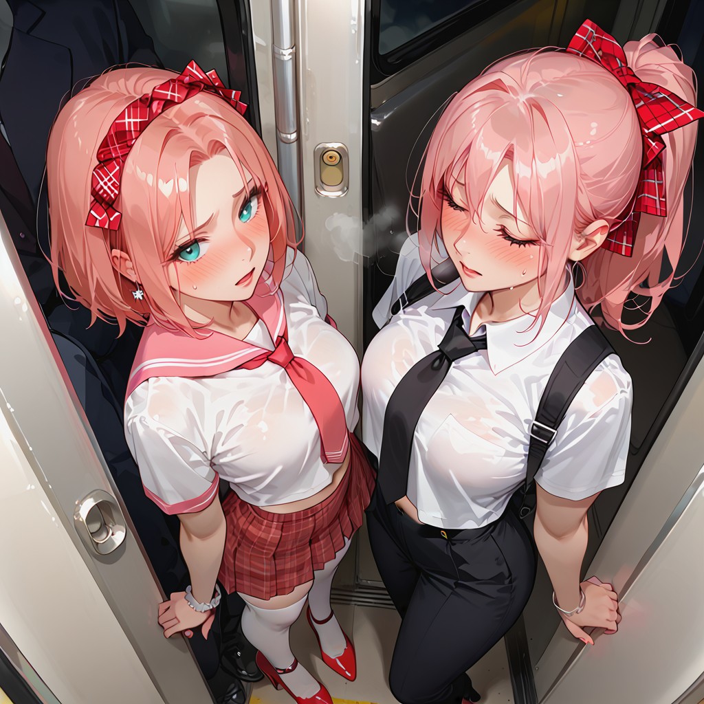 Heavy Breathing, Hyper Detailed, Dressed Up Hentai AI Porn