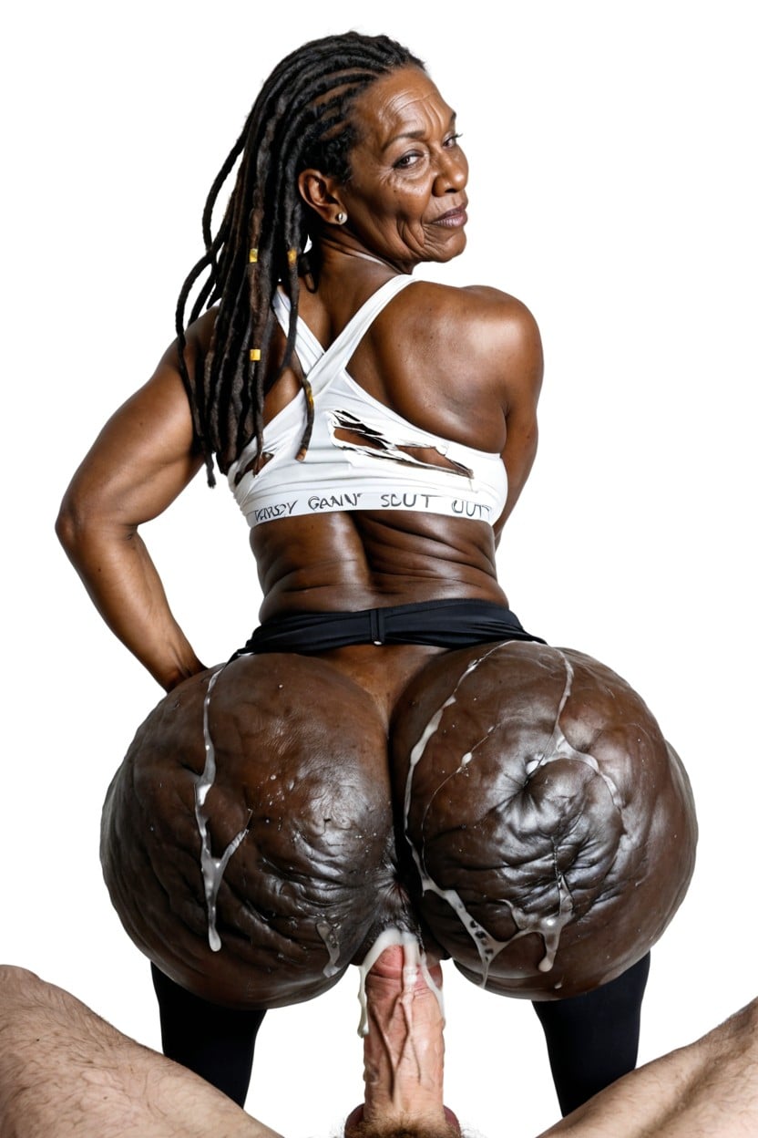 Big Belly, Thick And Shaped Thighs With Cellulite, Chubby And Bulging Hips AI Porn