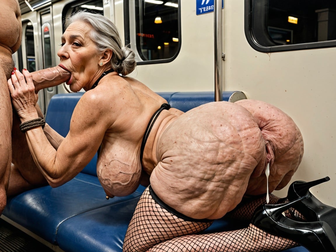 Small Breasts, Granny, Short Length AI Porn
