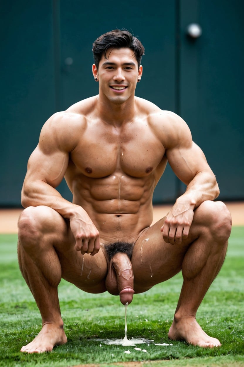Erect Cock, Ear Piercing, Defined Jawline Porno gay IA