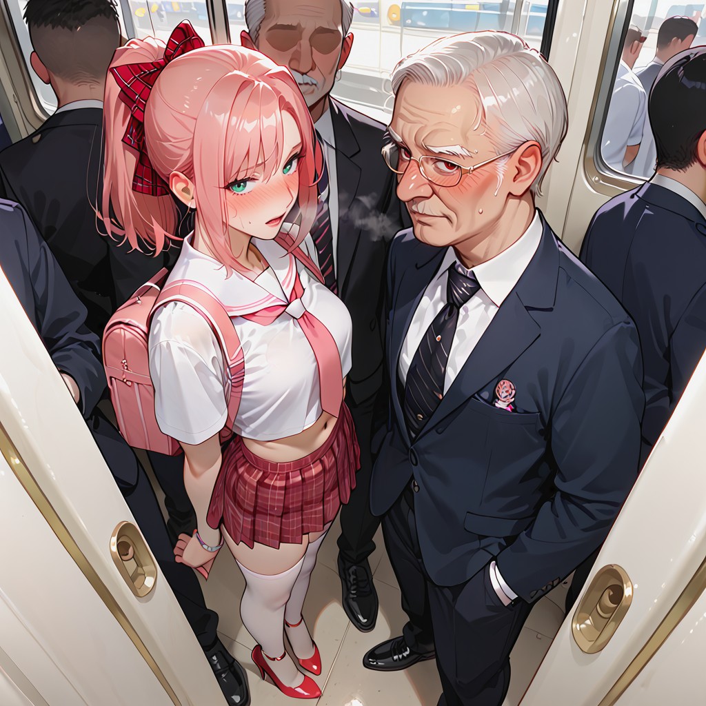 Standing, Embarrassed , Haruno Sakura Hentai AI Porn