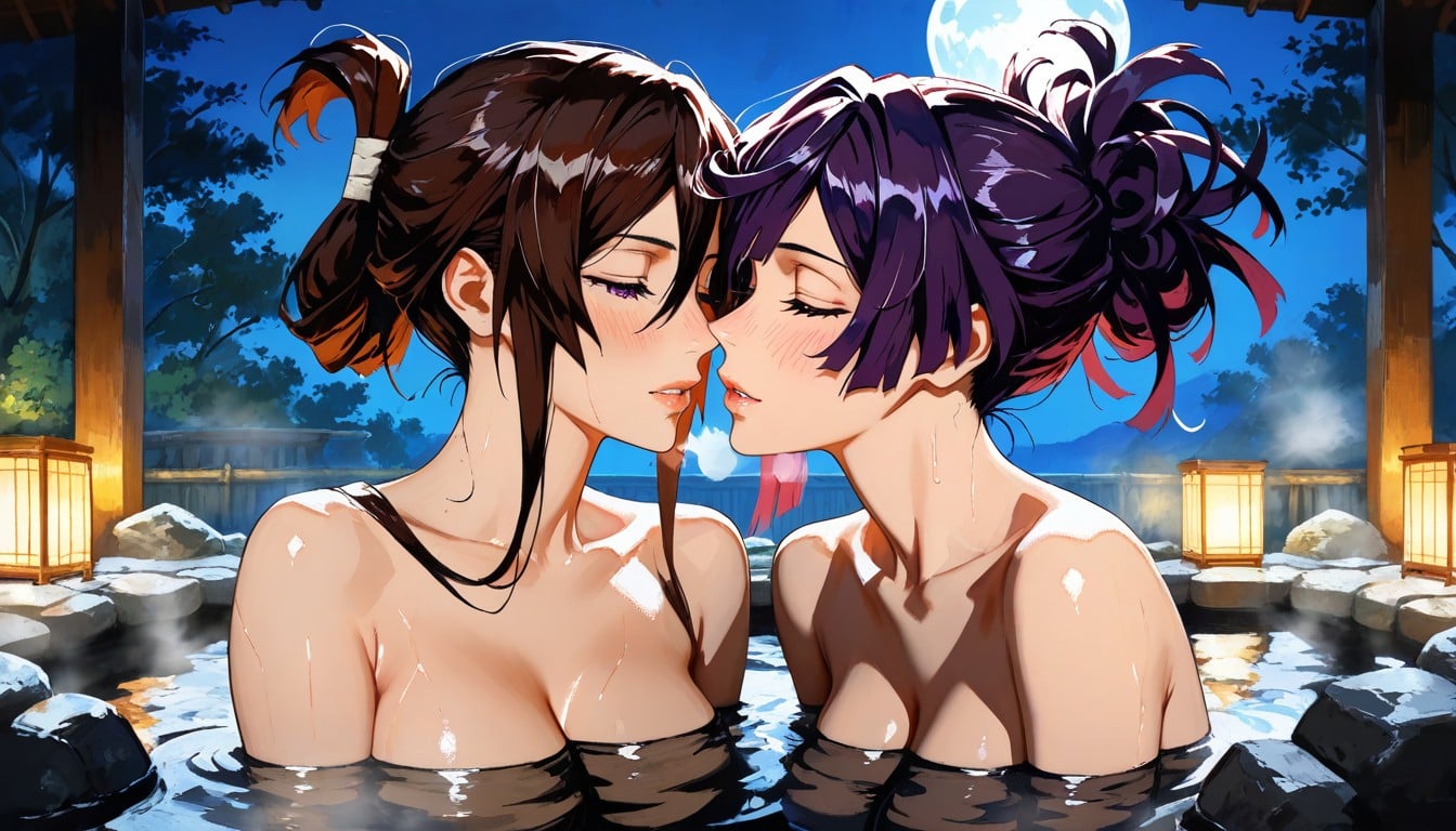 Rich Earthy Palette, Atmospheric Depth, Folded Ponytail Hentai AI Porn